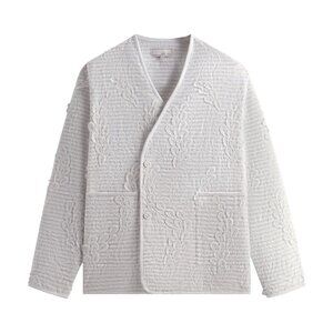 Kith & Kin Feathered Embroidery Reid Gi in Kyanite